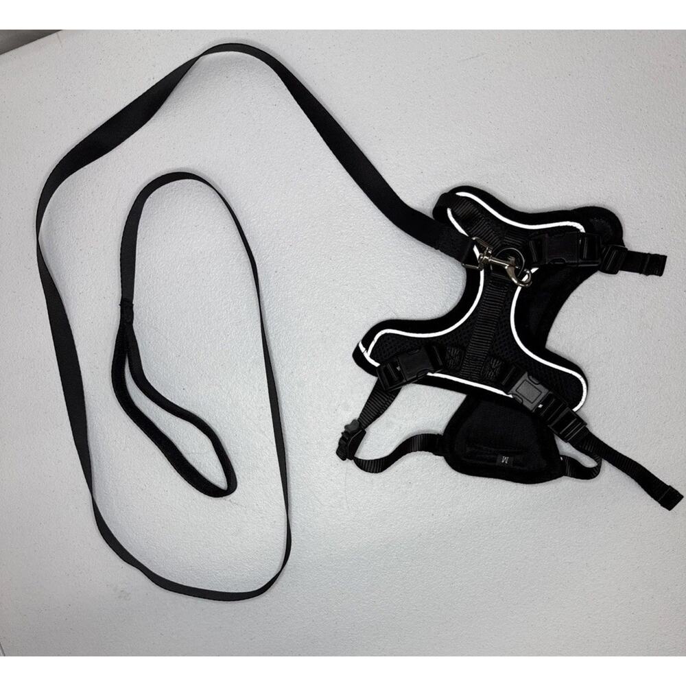 Kaazylab Cat Harness and Leash Black Size M (13-18 Lbs) Reflective Strip - Picture 6 of 6